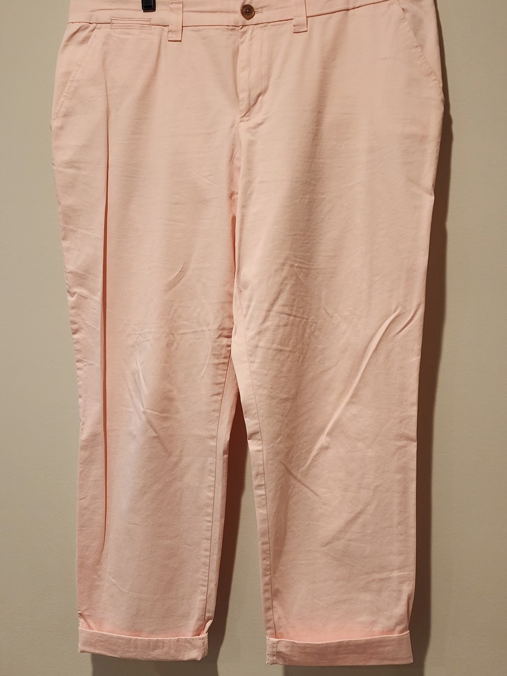 GAP Women's Light Pink Cropped Ankle Pants